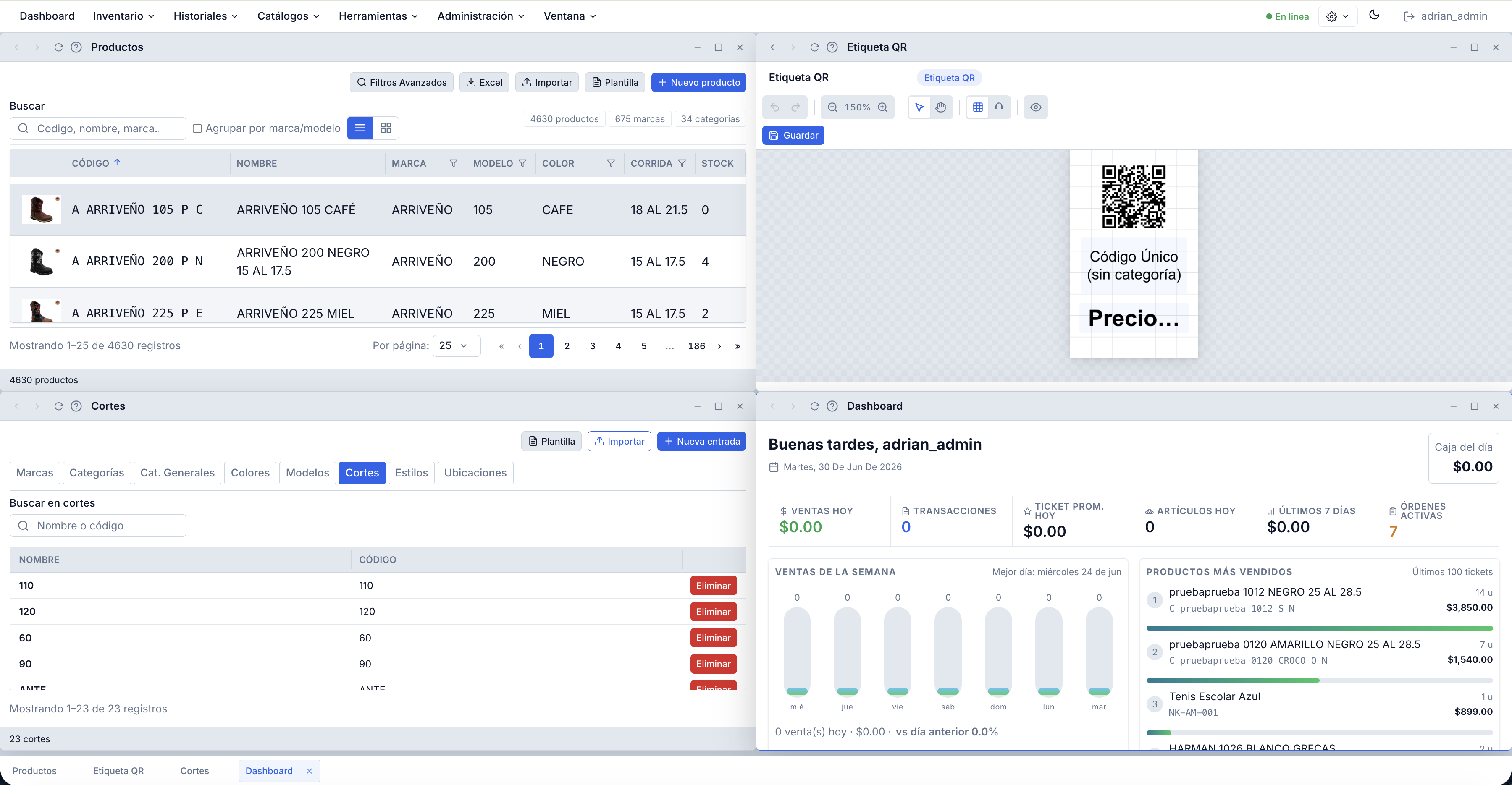 A POS for retail web platform built with Meteor